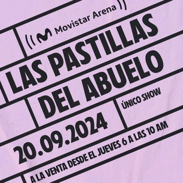 Beneficio ¡Participá por dos entradas para el recital de Las Pastillas del Abuelo en el Movistar Arena! de Soci@s